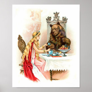 Beauty In Pink And The Beast Poster