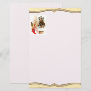 Beauty In Pink And The Beast Stationery