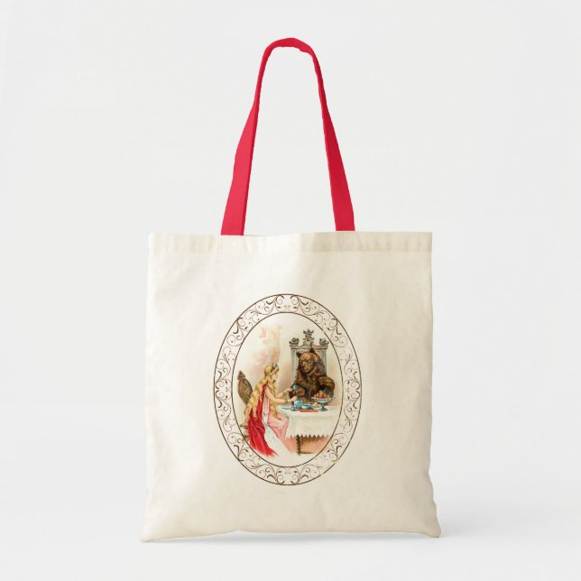Beauty In Pink And The Beast Tote Bag (Front)