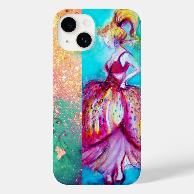 BEAUTY IN PINK DRESS / Magic Butterfly Plant Case- Case-Mate iPhone Case (Back)