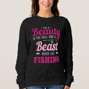 Beauty In The Hall Beast When Go Fishing Girl Fish Sweatshirt