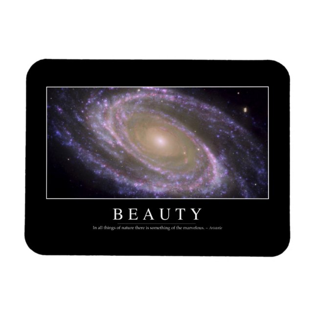 Beauty: Inspirational Quote 2 Magnet (Horizontal)