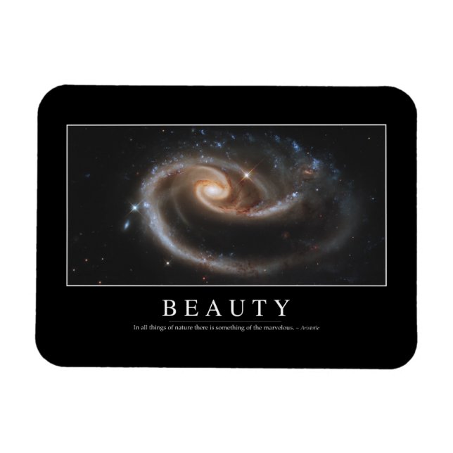 Beauty: Inspirational Quote 3 Magnet (Horizontal)