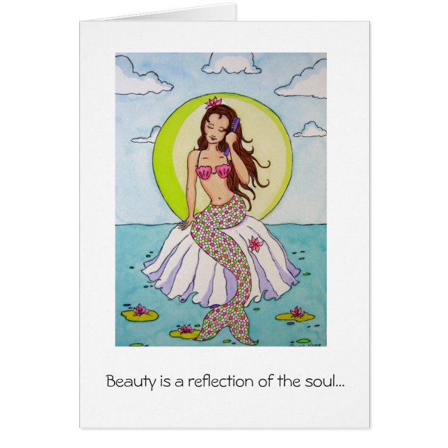 Beauty is a reflection of the soul... (Front)