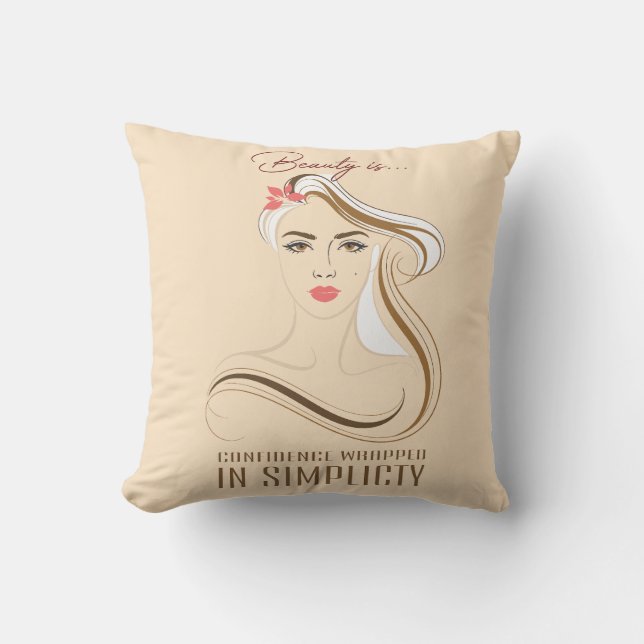 "Beauty is..." collection Cushion (Front)