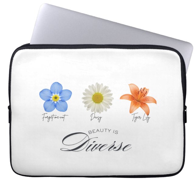Beauty is Diverse Laptop Sleeve (Front)