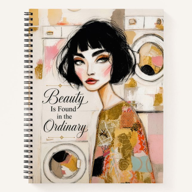 Beauty Is Found In Ordinary Everyday Inspiration Notebook (Front)