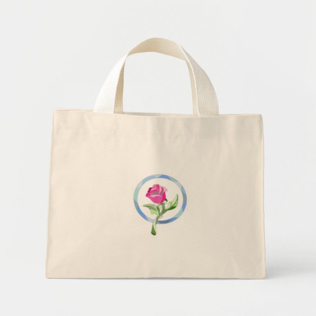 Beauty is Found Within Mini Tote Bag (Front)