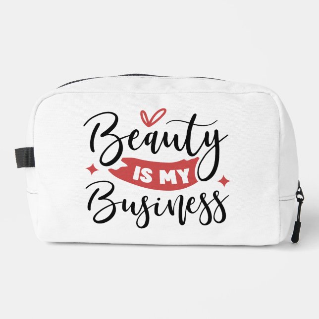 Beauty Is My Business Makeup Dopp Kit (Front)