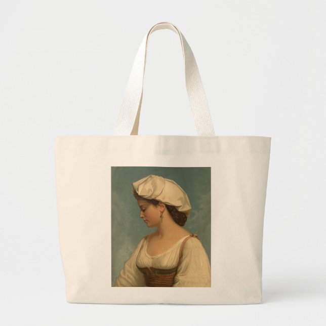 BEAUTY IS SUBMISSION LARGE TOTE BAG (Front)