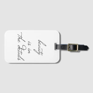 Beauty Luggage Tag