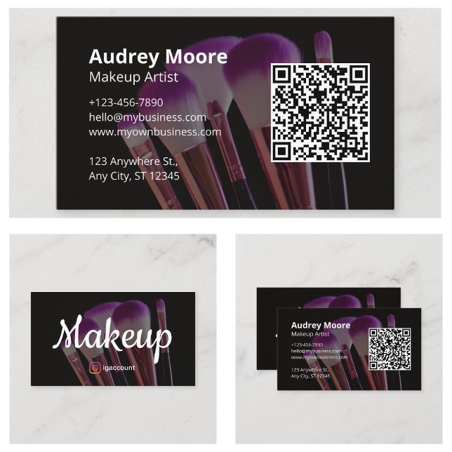 Beauty Makeup Artist Business Card (Beauty Makeup Artist Business Card
)