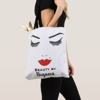 Beauty Makeup Face Lashes & Red Lips Salon