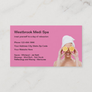 Beauty Medi Spa Stylish Business Card