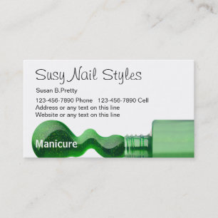 Beauty Nail Salon Business Cards