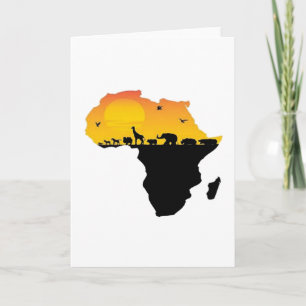 BEAUTY OF AFRICA CARD