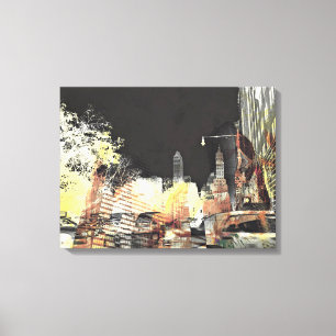 Beauty of chaos canvas print