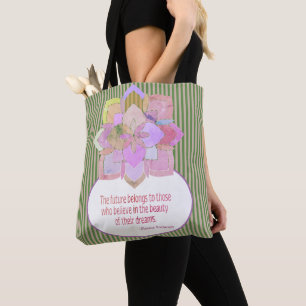 Beauty of Dreams Quote Tote Bag