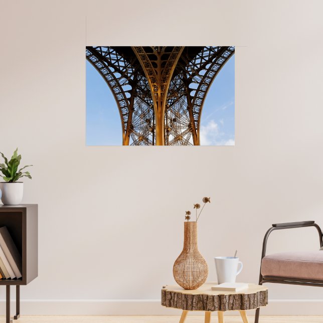Beauty of Eiffel Tower in Paris Poster (Living Room 3)