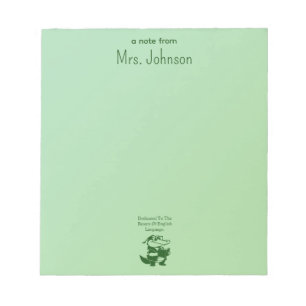 Beauty of English Language Devoted Educator Design Notepad