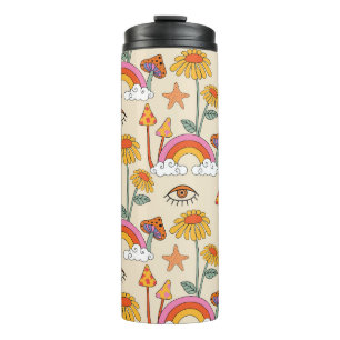 beauty of flowers with our Flower Thermal Tumbler