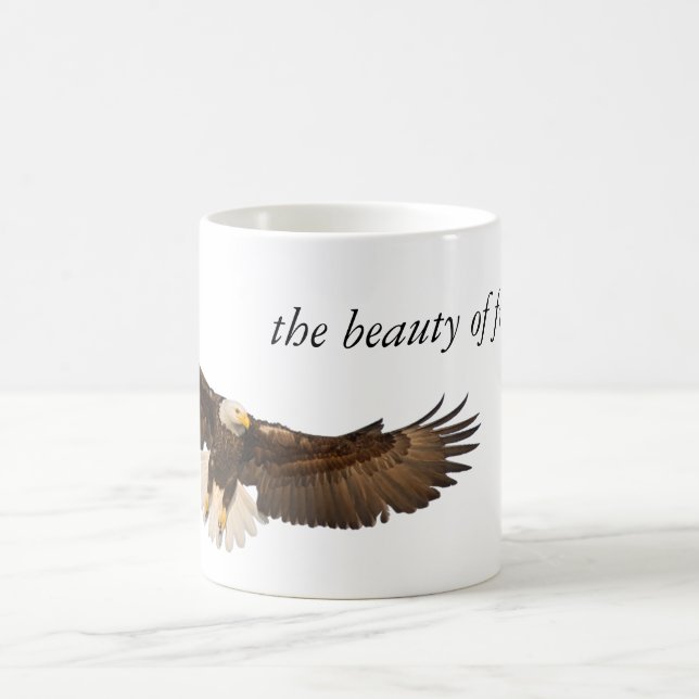 Beauty of Freedom Eagle Coffee Mug (Center)