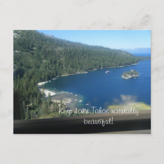 Beauty of Lake Tahoe Postcard