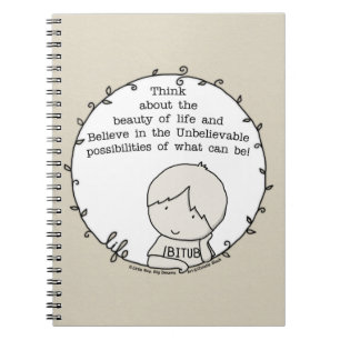 Beauty of Life Spiral Notebook