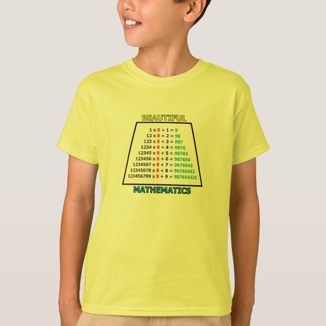 BEAUTY of MATH T-Shirt (Front)