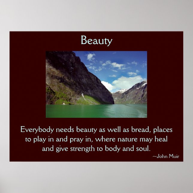 Beauty of Nature Poster (Front)