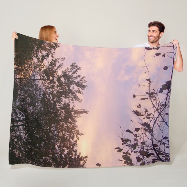 Beauty of the Dusk Fleece Blanket (In Situ)