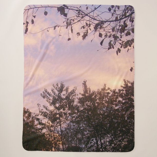 Beauty of the Dusk Sherpa Blanket (Front)