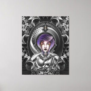 Beauty Of Trilia MTron GS Portrait SCP Canvas Print