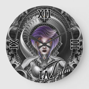 Beauty Of Trilia MTron GS Portrait SCP Large Clock