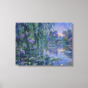 Beauty on the lake canvas print