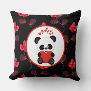 Beauty panda pillow design