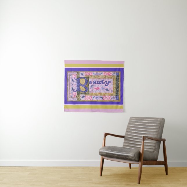 Beauty Persian Mediaeval rug inspired design Tapestry (In Situ (Horizontal))