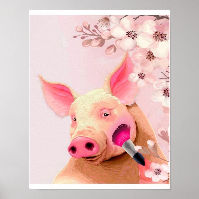 beauty pig_pig lover poster (Front)