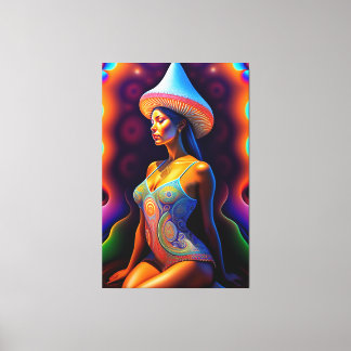 Beauty portrait canvas print