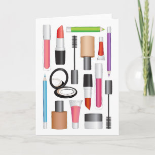 Beauty Products Greeting Card