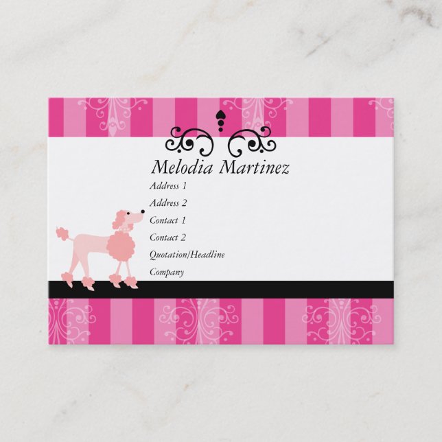 Beauty Puppy Business Card (Front)