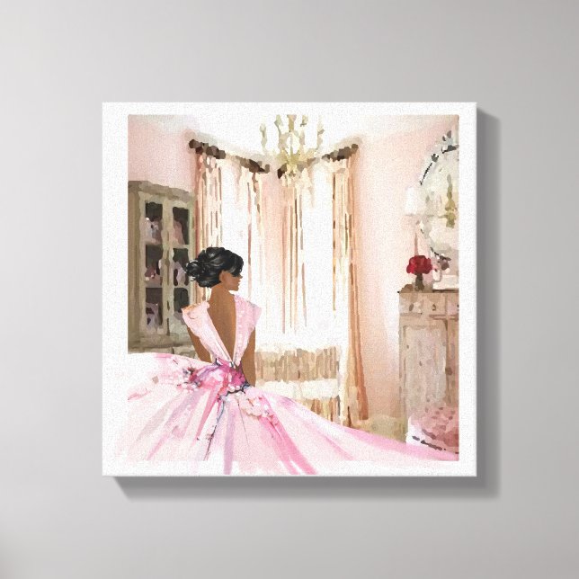 Beauty Queen Canvas Print (Front)