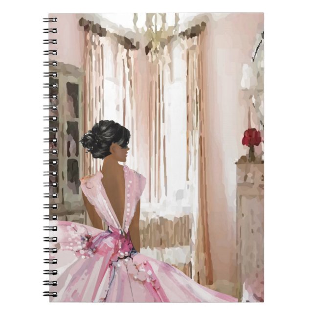 Beauty Queen Spiral Notebook (Front)