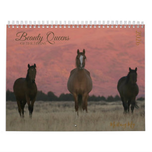 "Beauty Queens" MustangWild 2026 Calendar