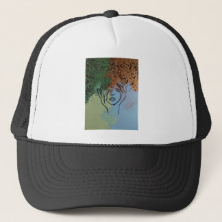 Beauty Rest Abstract Painting Trucker Hat