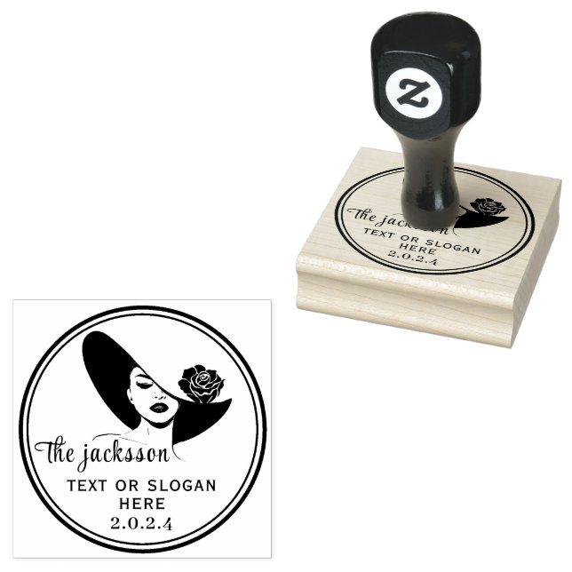 Beauty  rubber stamp (Stamped)