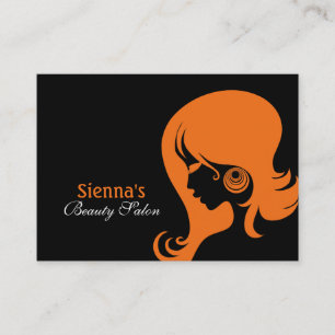 Beauty Salon Appointment Card (Orange)