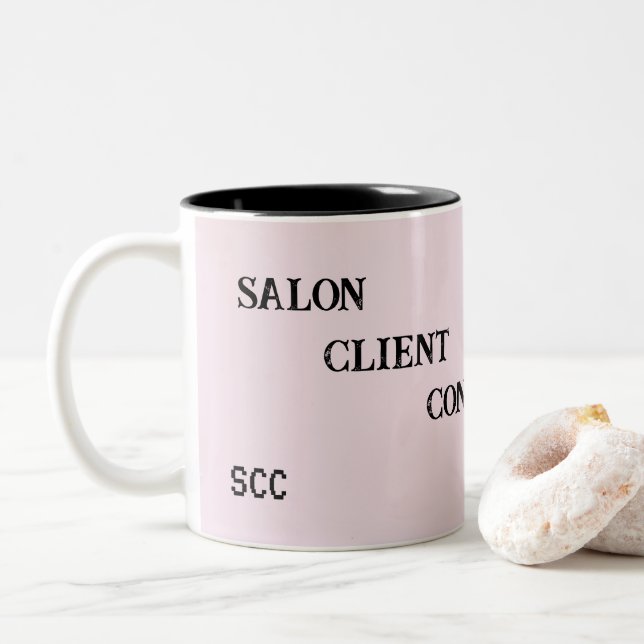 Beauty Salon, Barbershop, Tanning, Nail Salon Mugs (With Donut)