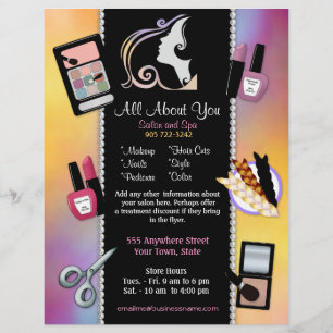Beauty Salon - Beautician and Spa Flyer