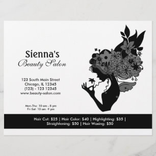 Beauty Salon (Black) Flyer